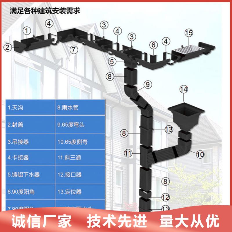 彩铝雨水管本地厂家