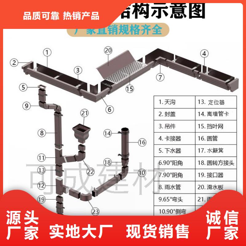 坡屋顶排水天沟厂家