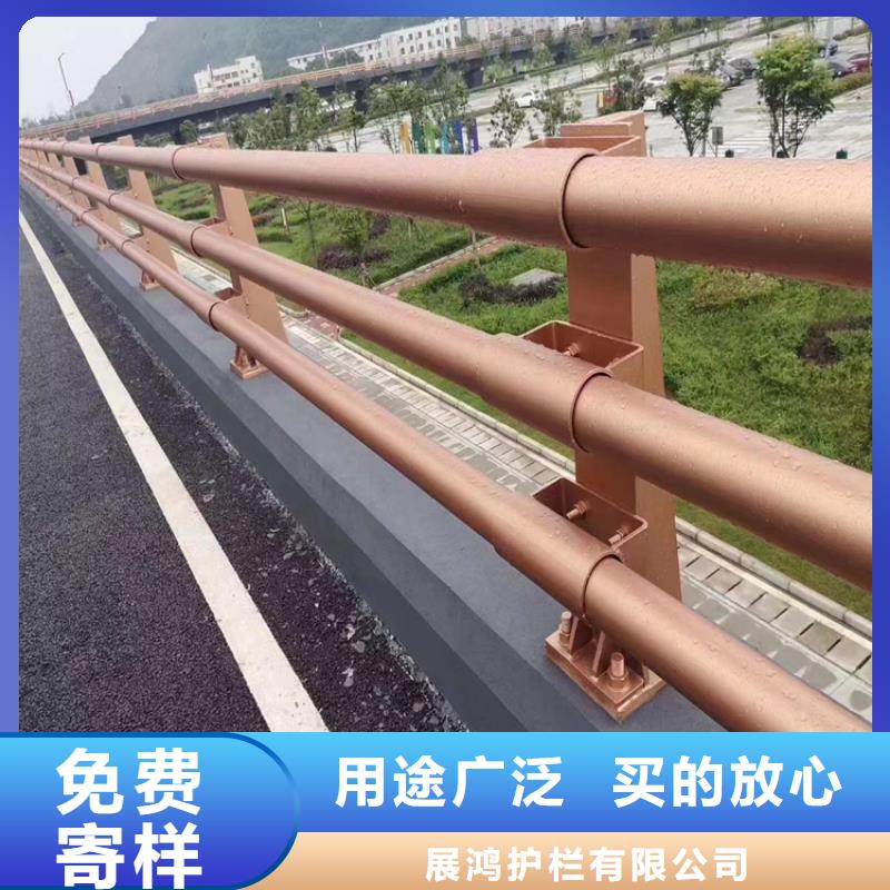 四川省不只是质量好<展鸿>不锈钢复合管立柱展鸿护栏长期供应