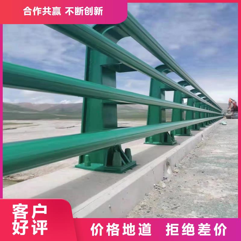 江西厂家直销直供展鸿矩形管桥梁防撞栏杆安装便捷