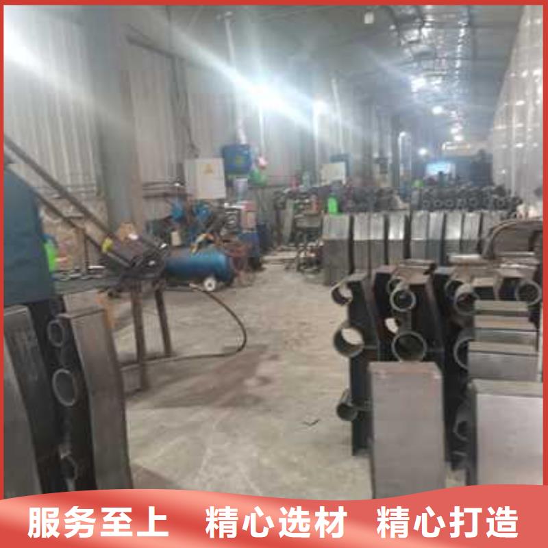 【不锈钢复合管防撞护栏镀锌管景观护栏工程施工案例】