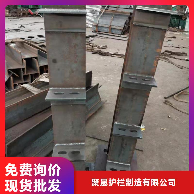 【聚晟】防撞钢板立柱-厂家推荐-聚晟护栏制造有限公司