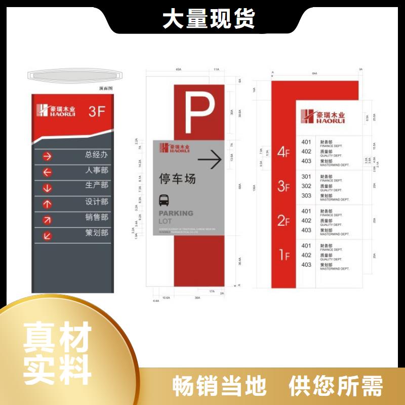 社区导视牌诚信企业