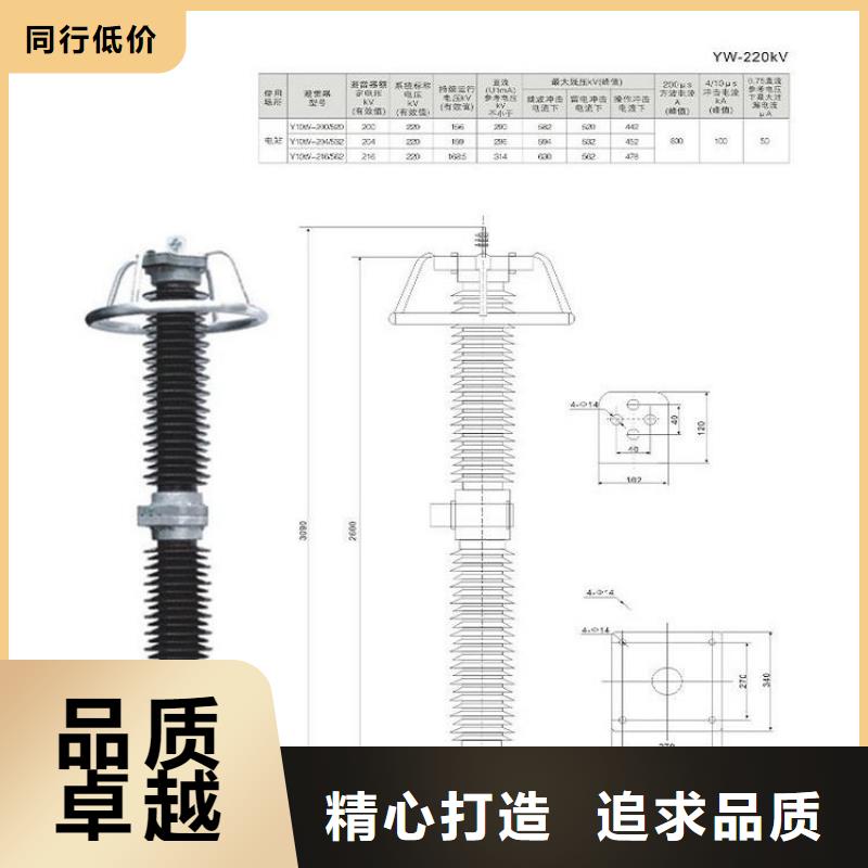 【氧化锌避雷器】35KV线路氧化锌避雷器YH10WZ-51/134GY