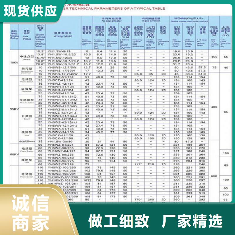 可卸式避雷器HY5WS-17/50DL-TB