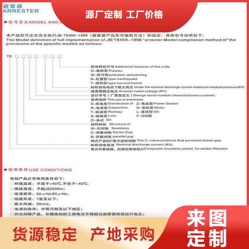 【羿振电气】避雷器YH5CX5-102/266，放电计数器