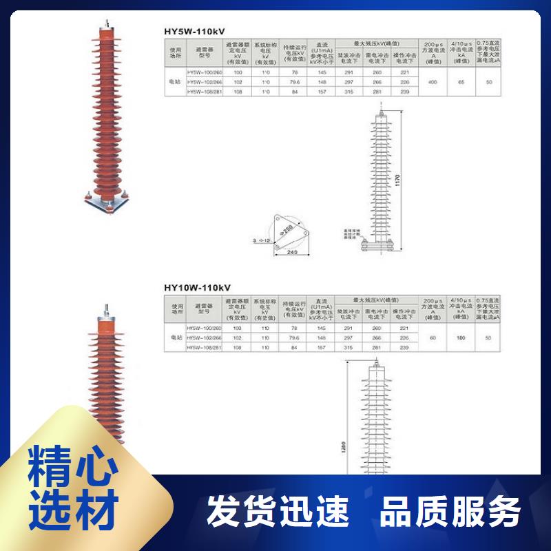 金属氧化物避雷器Y10W-204/532【浙江羿振电气有限公司】