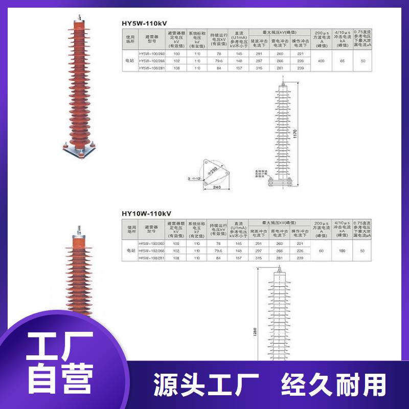 金属氧化物避雷器HYSW5-17/50