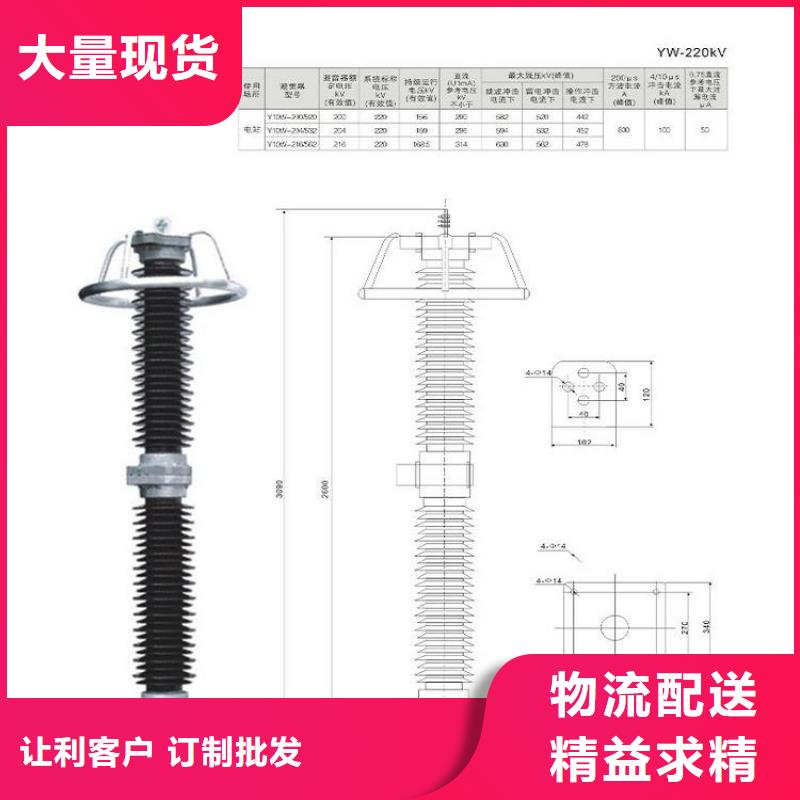 避雷器HY10W-200/496生产厂家