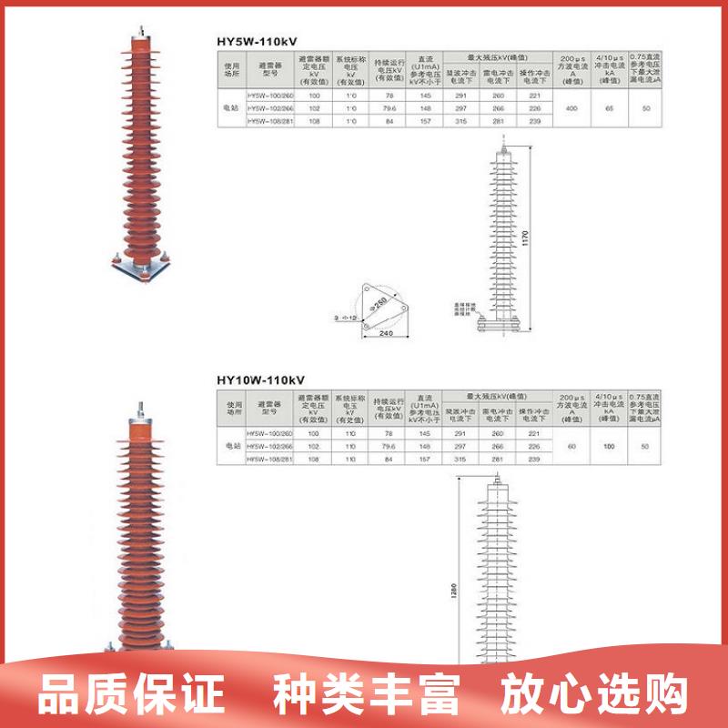 金属氧化物避雷器Y10W-100/260上海羿振电力设备有限公司