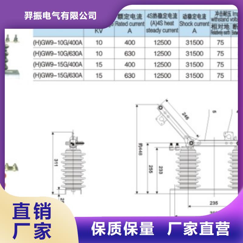 【羿振电气】高压隔离开关*HGW9-20G/1250A欢迎咨询