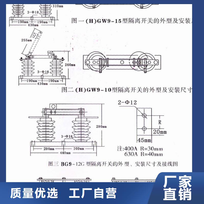 【隔离开关】HGW9-15/630