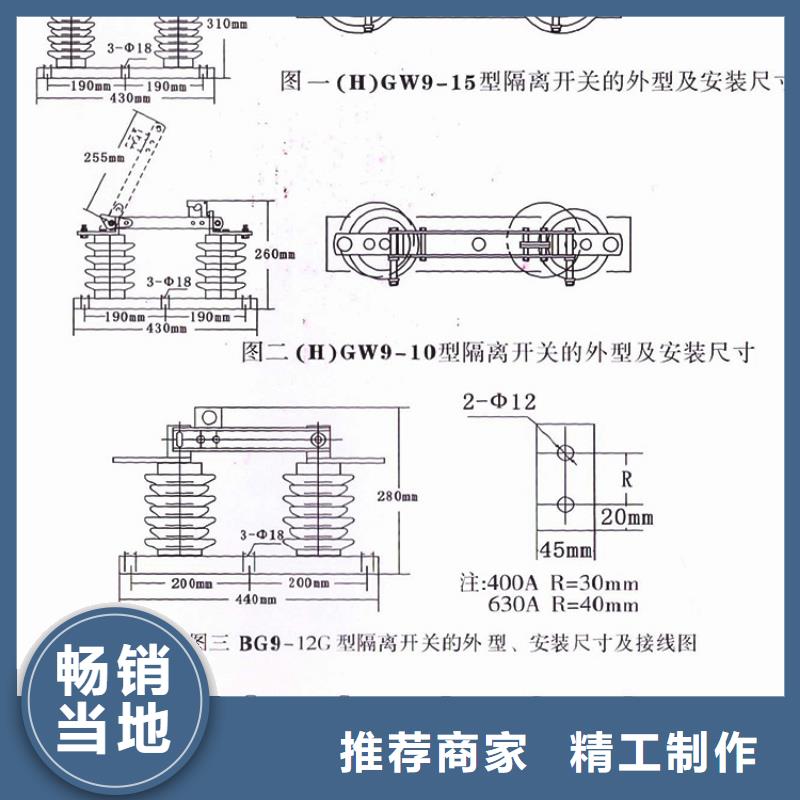 【羿振电气】高压隔离开关HGW9-12W/630