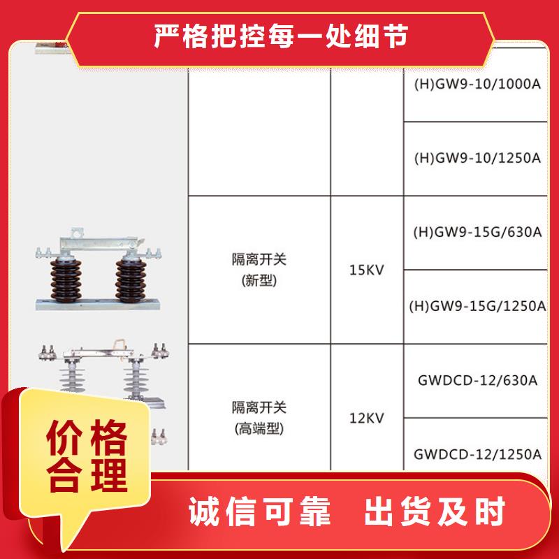 【隔离刀闸】10KV单级隔离开关HGW9-15G/1250A