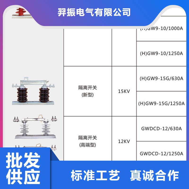 【羿振电气】户外高压交流隔离开关：GW9-10/1250A全国发货