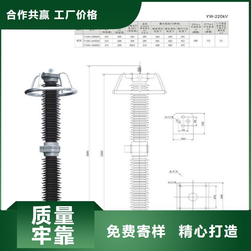 金属氧化物避雷器Y10W-108/281