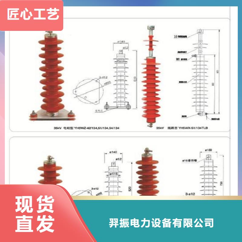 35KV线路氧化锌避雷器HY10WZ-51/134GY.