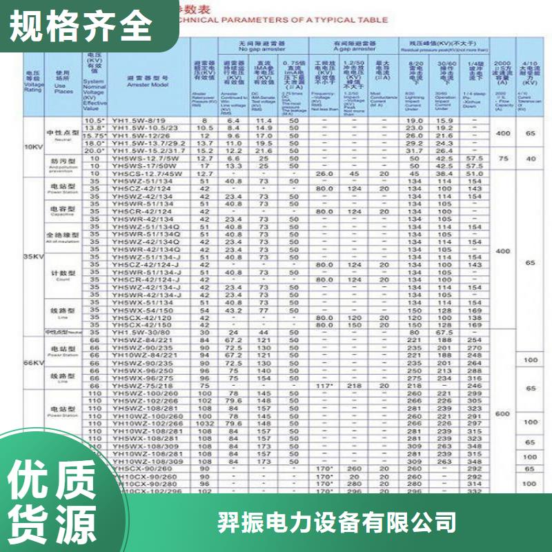 【羿振】避雷器YH1.5W5-8/19