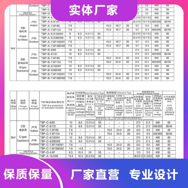 TBP-B-7.6/85过电压保护器生产厂家