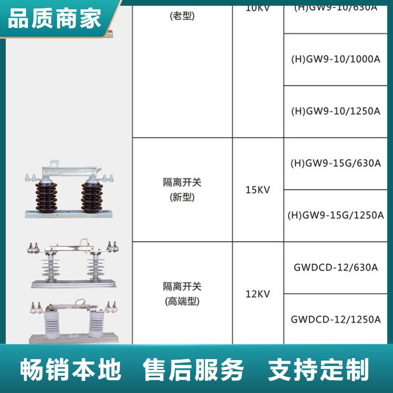 【隔离开关】10KV单级隔离开关HGW9-10/630