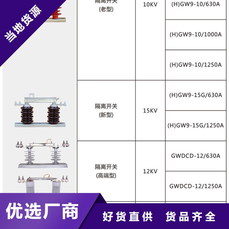 【隔离开关】10KV单级隔离开关HGW9-12W/1250