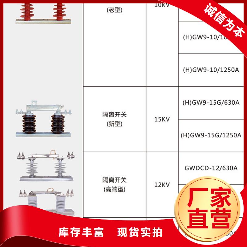 甄选：品牌：羿振10KV单级隔离开关HGW9-12/200A-羿振电力设备有限公司