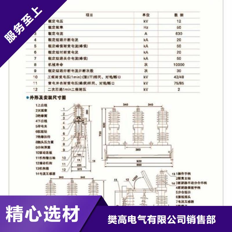 LW8-40.5/2000-31.5不锈钢常规高压断路器樊高