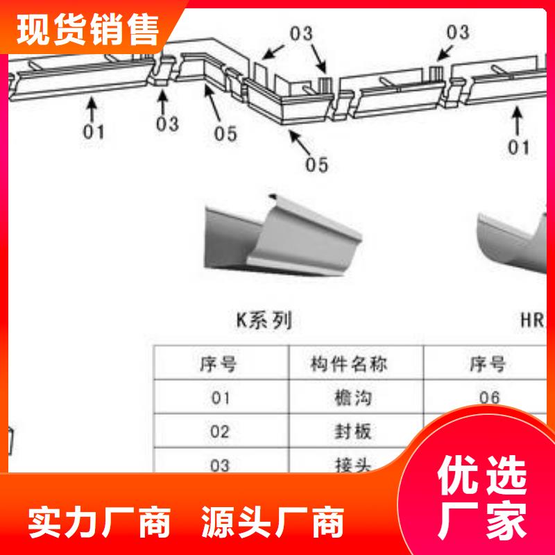 PVC成品天沟铝合金天沟货品齐全